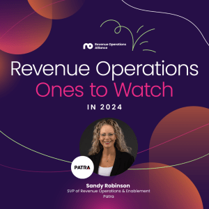 Sandy Robinson RevOps Ones to Watch Graphic
